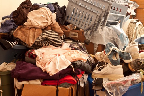 Sustainable office clearance practices with recycling efforts